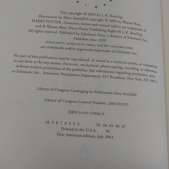 First American Edition Harry Potter Books - Picture 7 of 7